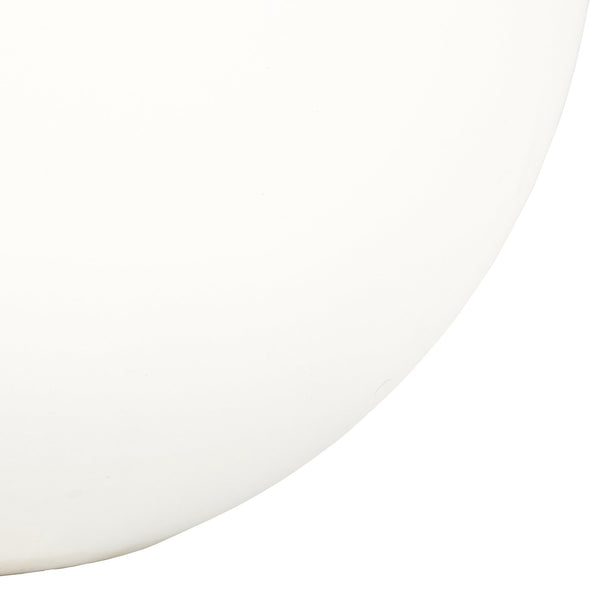 Safavieh Kenslia Planter – Elegant White Ceramic Orb For Stunning Summer Blooms In Your Outdoor Space White Concrete Ficonstone Pat1519c
