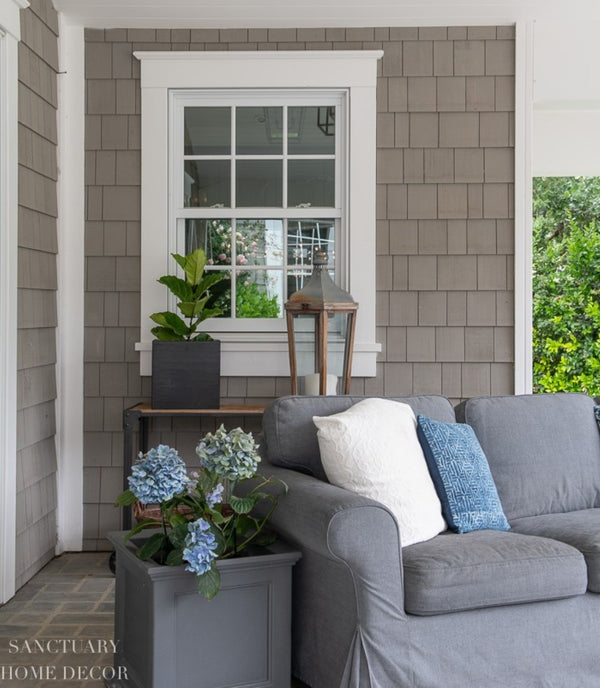 Safavieh LARLEN Planter - Modern Black Stone Cubist Design for Indoor/Outdoor Spaces, Durable & Stylish Decor PAT1520A