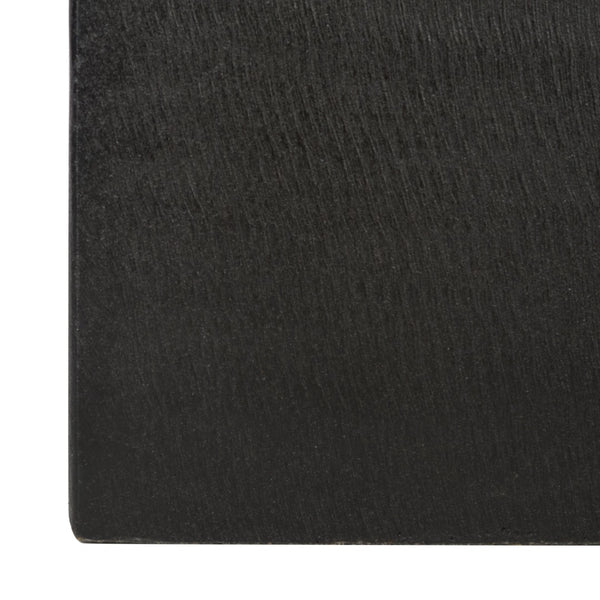 Safavieh KENDRI Modern Black Stone Planter - Cubist Design for Outdoor Patios & Stylish Landscapes, 24" High PAT1521A