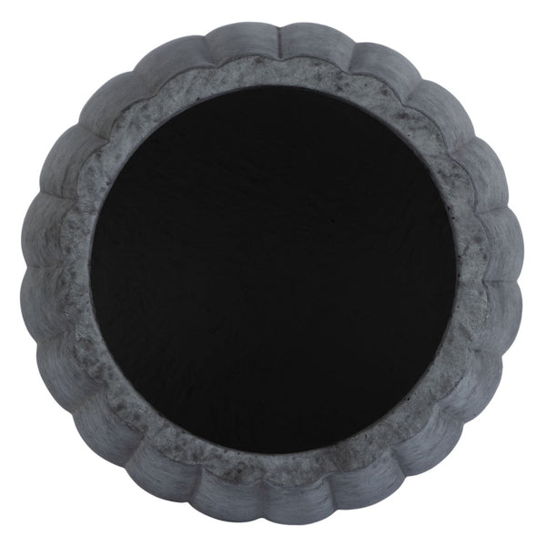 Safavieh KASTON Dark Grey Planter - Modern Textured Design for Outdoor Spaces, Perfect for Medium Plants PAT1522A