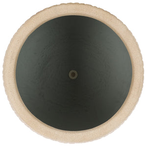 Safavieh Francia Planter - Timeless Antique Finish With Bark Texture For Stunning Outdoor Decor & Style Beige Concrete Ficonstone Pat1523b