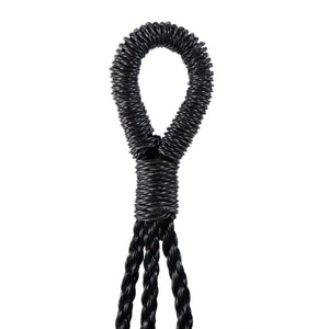 Safavieh RANCER Planter - Modern Concrete Design with Jute Rope for Indoor/Outdoor Plant Display and Decor Black PAT1527A