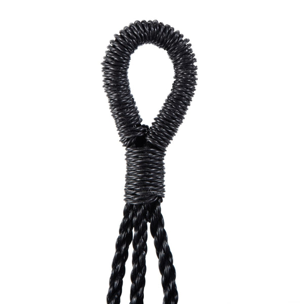 Safavieh RANCER Planter - Modern Concrete Design with Jute Rope for Indoor/Outdoor Plant Display and Decor Black PAT1527A