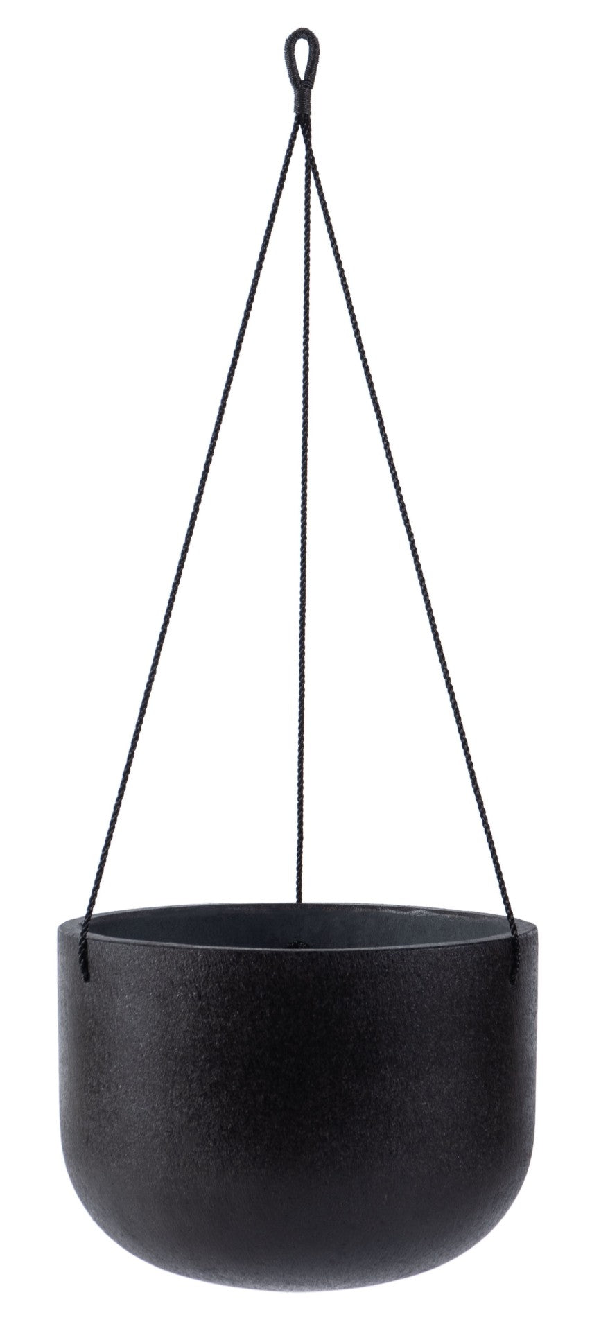 Safavieh RANCER Planter - Modern Concrete Design with Jute Rope for Indoor/Outdoor Plant Display and Decor Black PAT1527A