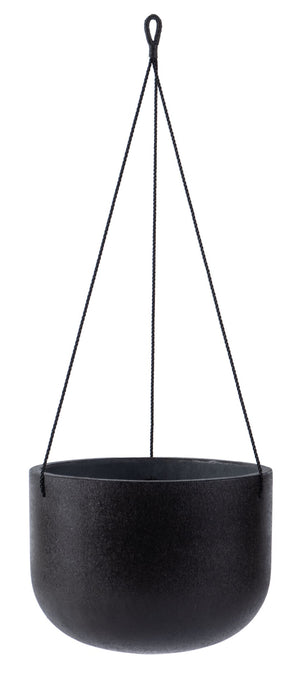 Safavieh RANCER Planter - Modern Concrete Design with Jute Rope for Indoor/Outdoor Plant Display and Decor Black PAT1527A