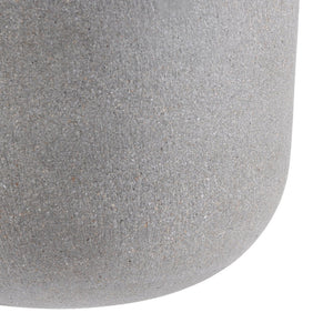 Safavieh RANCER Planter - Modern Concrete Design with Jute Rope for Indoor/Outdoor Plant Display and Decor Light Grey PAT1527B