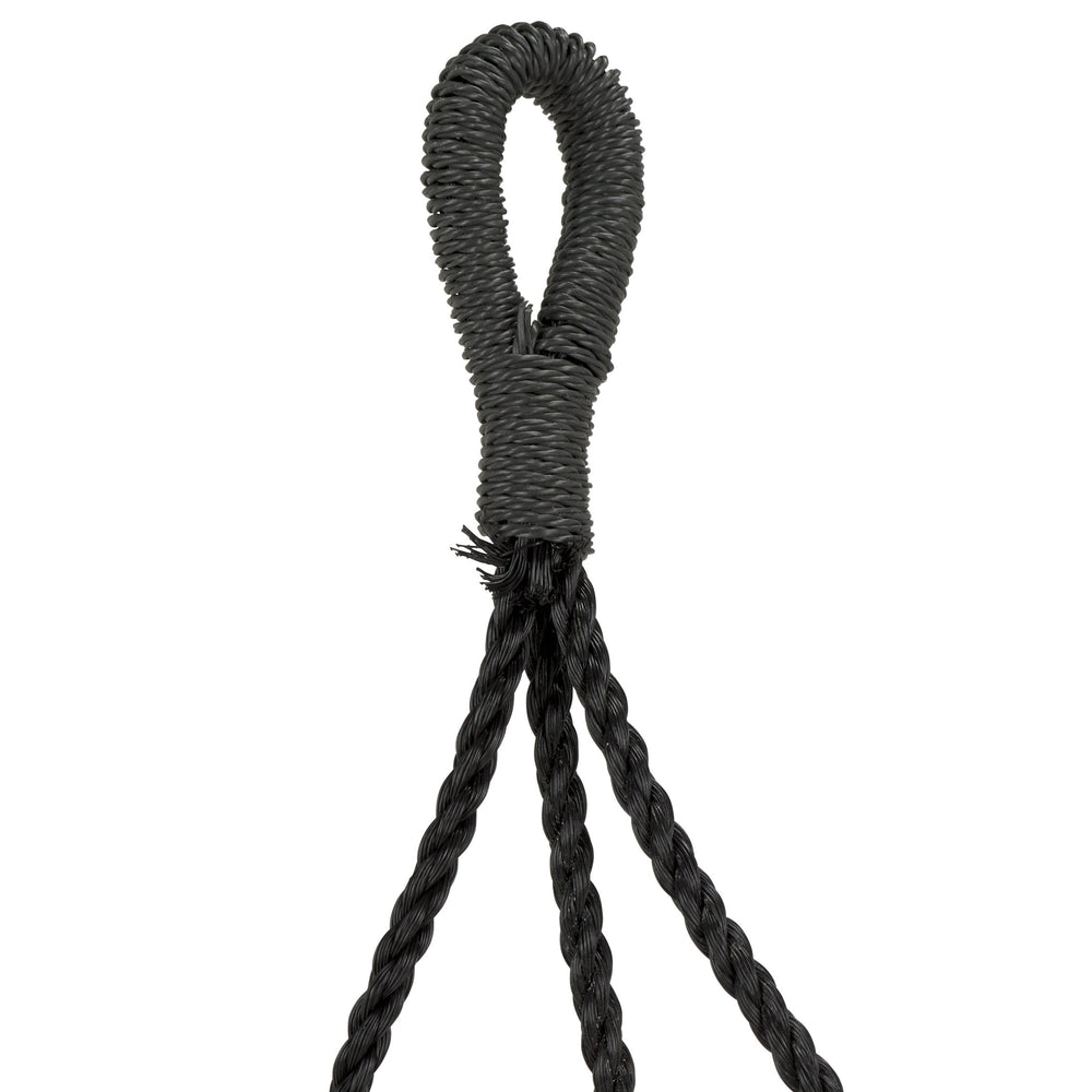 Safavieh Rancer Planter - Elegant White Hanging Decor With Natural Jute Rope For Stunning Outdoor Spaces White Concrete Ficonstone Pat1527c