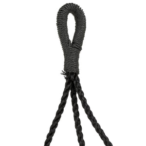 Safavieh Rancer Planter - Elegant White Hanging Decor With Natural Jute Rope For Stunning Outdoor Spaces White Concrete Ficonstone Pat1527c