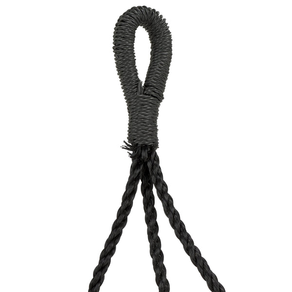 Safavieh Rancer Planter - Elegant White Hanging Decor With Natural Jute Rope For Stunning Outdoor Spaces White Concrete Ficonstone Pat1527c