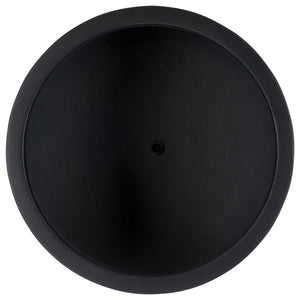 Safavieh Nardo Large Planter Set Of Two - Durable Ficonstone Pots With Sleek Modern Design For Indoor & Outdoor Black Cement Pat1530a-set2