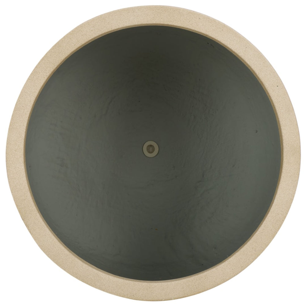 Safavieh NARDO Planter Pot Set of 2 – Elegant Indoor/Outdoor Décor with Modern Ficonstone Design and Texture Beige PAT1530B-SET2