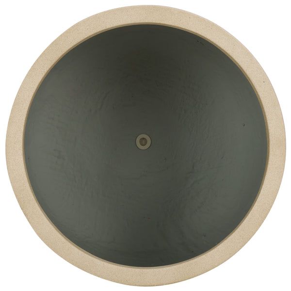 Safavieh Nardo Large Planter Set Of Two - Durable Ficonstone Pots With Sleek Modern Design For Indoor & Outdoor Beige Cement Pat1530b-set2