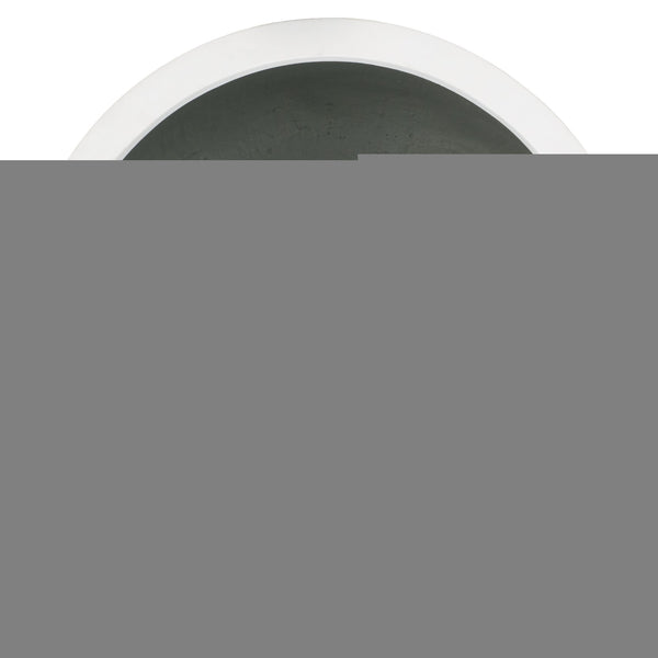 Safavieh Nardo Large Planter Set Of Two - Durable Ficonstone Pots With Sleek Modern Design For Indoor & Outdoor White Cement Pat1530c-set2