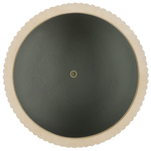 Safavieh Lucca Large Planter Set Of 2 – Elegant Vertical Stripe Design For Indoor And Outdoor Elegance Beige Cement Pat1532b-set2