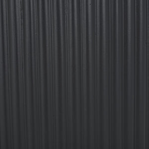 Safavieh Lucca Large Planter Pot - Elegant Ficonstone Design With Luxurious Black Finish & Vertical Stripes Black Ficonstone ,Cement Pat1533a