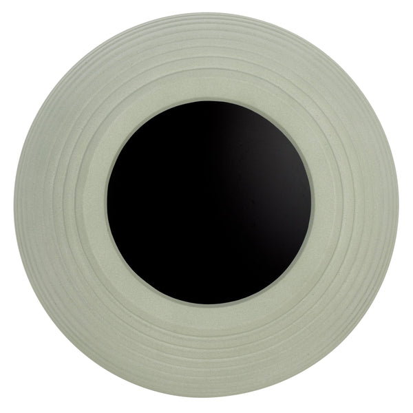 Mora Sculptural Planter In Muted Green Finish — Durable Ficonstone Sphere Pot For Indoor/Outdoor DéCor