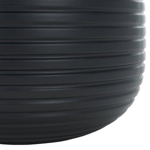 Safavieh JASPER Planter Pot Set - Modern Ficonstone Design for Indoor & Outdoor Greenery - Durable & Stylish Black PAT1535A-SET2