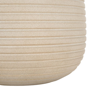 Safavieh JASPER Planter Pot Set - Modern Ficonstone Design for Indoor & Outdoor Greenery - Durable & Stylish Beige PAT1535B-SET2