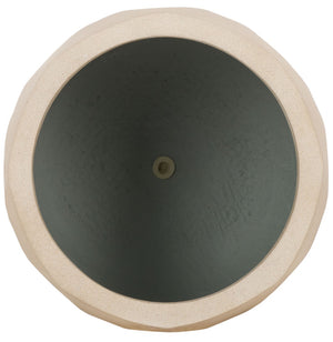 Safavieh KANE Planter Pot - Modern Matte Finish Outdoor Container for Stylish Indoor and Outdoor Spaces Beige PAT1536B-SET2