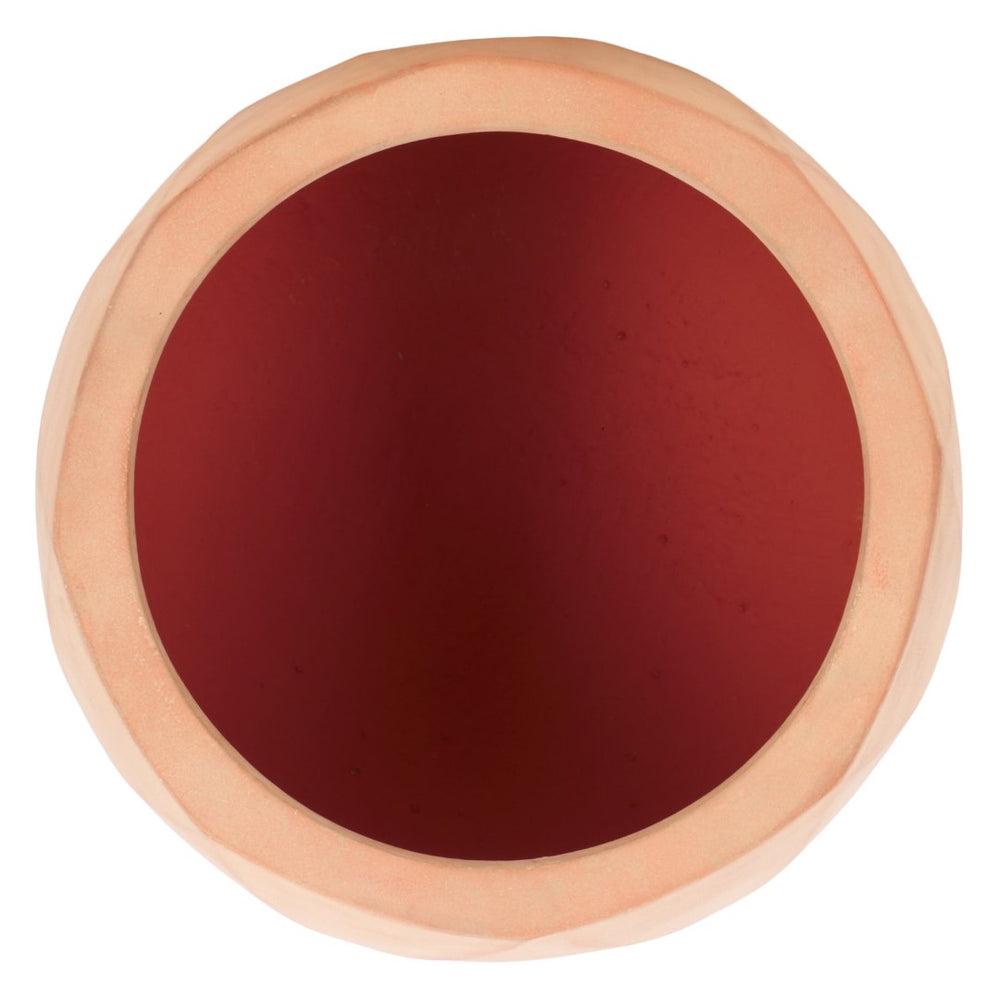 Safavieh KANE Planter Pot - Modern Matte Finish Outdoor Container for Stylish Indoor and Outdoor Spaces Terracotta PAT1536D-SET2