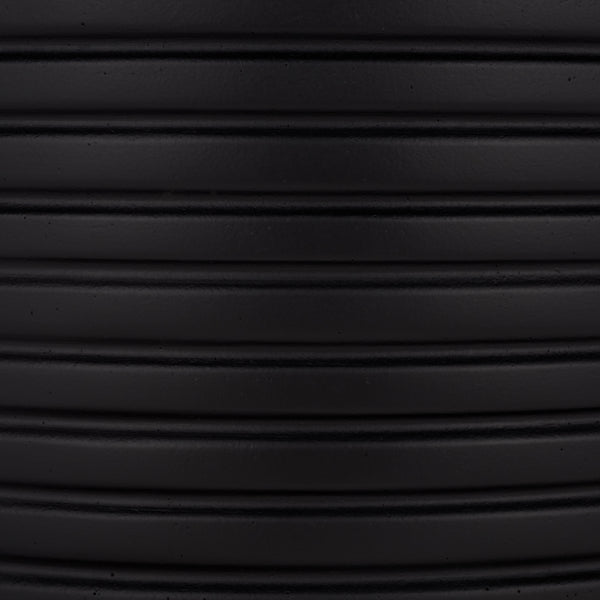 Safavieh Astrid Low Wide Side Table – Stylish Ficonstone Outdoor Furniture For Elegant Living Spaces Black  Pat1538a