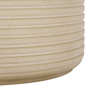 Safavieh Astrid Low Wide Side Table – Stylish Ficonstone Outdoor Furniture For Elegant Living Spaces Beige  Pat1538b