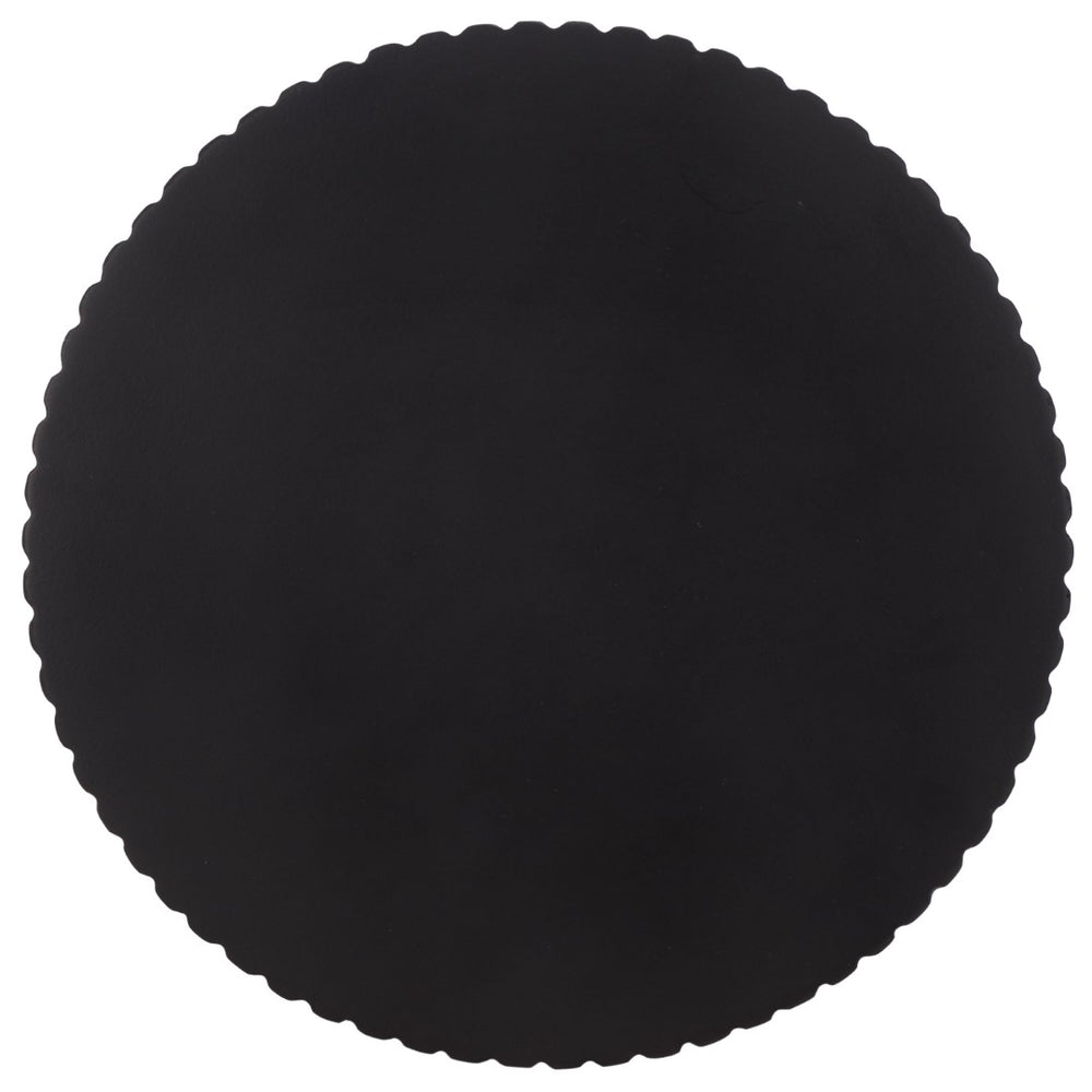 Safavieh NAPA Side Table - Stylish and Durable Ficonstone Accent for Modern Outdoor Living Spaces Black PAT1539A