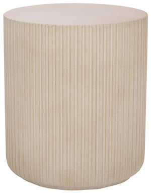 Safavieh Napa Side Table – Elegant Ficonstone Outdoor Furniture For Stylish And Durable Patio Living Spaces Beige  Pat1539b