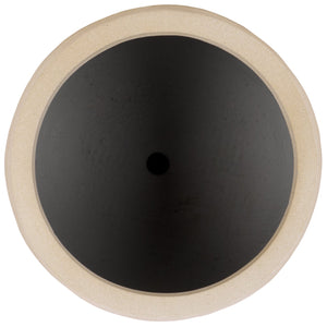 Safavieh Marta Planter Pot - Elegant Black Ficonstone Design For Gardens And Patios, Timeless Appeal Beige Ficonstone Pat1542b