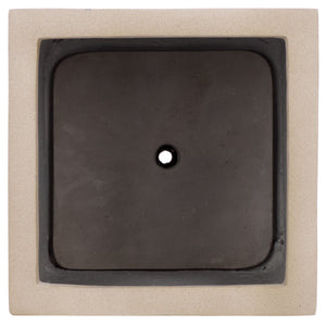 Safavieh Paloma Planter - Contemporary Black Ficonstone Planter For Elegant Outdoor Spaces And Gardens Beige Ficonstone Pat1543b