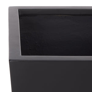 Paloma Large Planter Pedestal – Sculptural Ficonstone Outdoor Vase, Weather-Resistant Modern Garden Accent