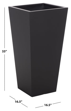 Paloma Large Planter Pedestal – Sculptural Ficonstone Outdoor Vase, Weather-Resistant Modern Garden Accent