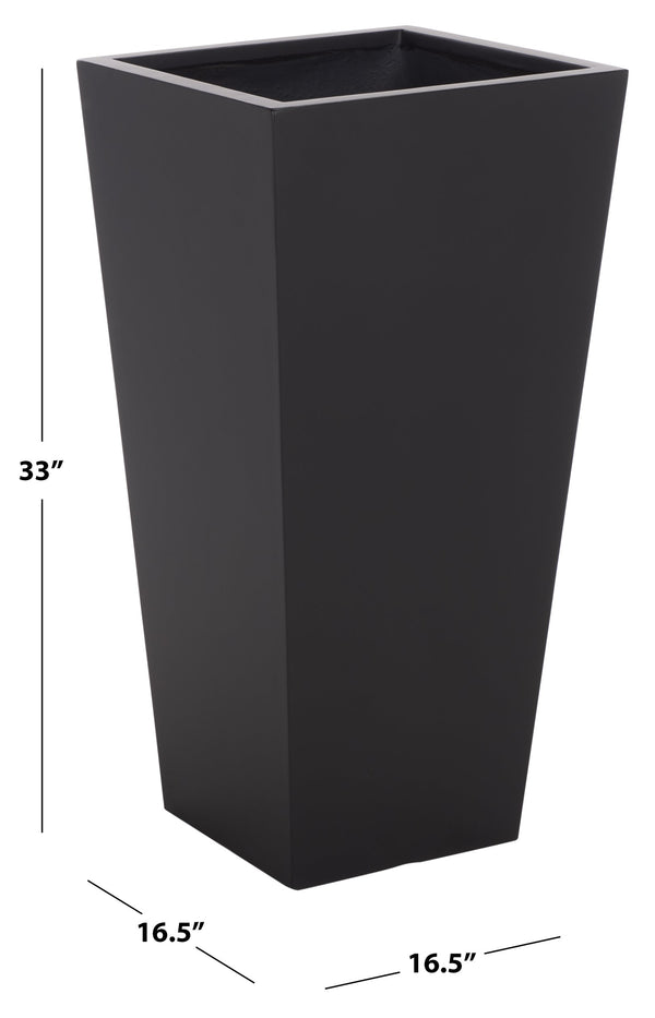 Paloma Large Planter Pedestal – Sculptural Ficonstone Outdoor Vase, Weather-Resistant Modern Garden Accent