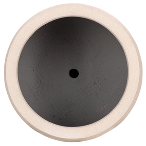 Safavieh Olivia Pedestal Planter - Elegant Black Ficonstone Design For Stunning Outdoor Display And Decor Beige Ficonstone Pat1545b