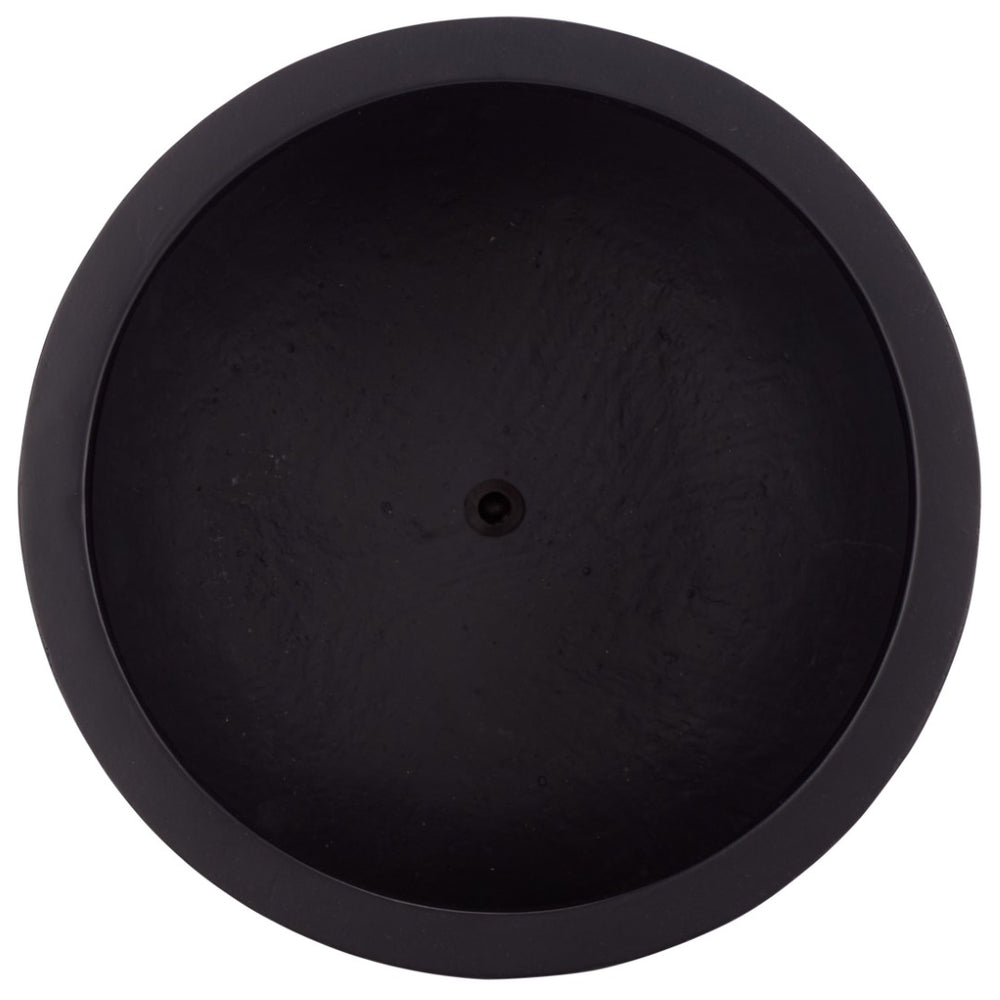 Safavieh RICCO Pedestal Planter - Durable Ficonstone for Modern Outdoor Elegance and Low Maintenance Style Black PAT1546A