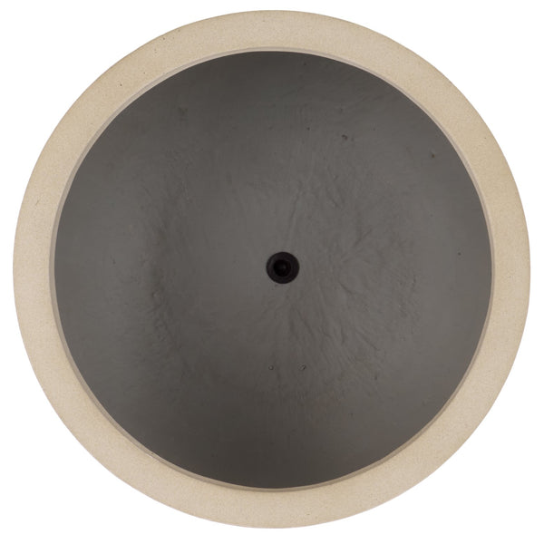 Safavieh Ricco Pedestal Planter In Black - Elevate Your Outdoor Space With Modern Design And Durability Beige Ficonstone Pat1546b