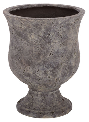Remy Large Planter Pot With Textured Ficonstone Finish For Indoor/Outdoor Use, Durable Elegant Accent