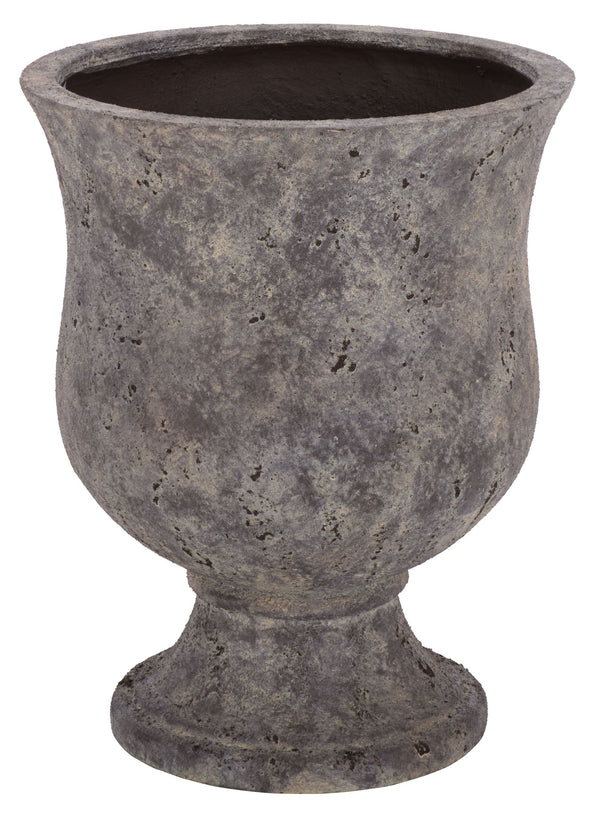 Remy Large Planter Pot With Textured Ficonstone Finish For Indoor/Outdoor Use, Durable Elegant Accent
