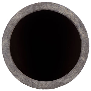 Ella Ficonstone Planter Pot With Timeless Aged Finish, Tapered Silhouette For Indoor & Outdoor Spaces