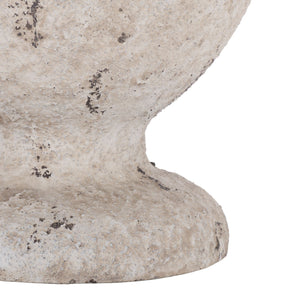 Ella Ficonstone Planter Pot With Timeless Aged Finish, Tapered Silhouette For Indoor & Outdoor Spaces