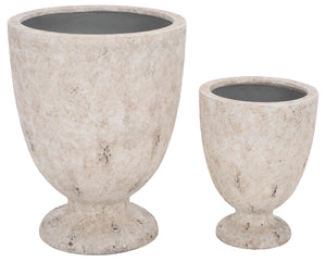 Ella Large Planter Pot Crafted From Durable Ficonstone For Statement Shrubs, Patios, Balconies, Entryways