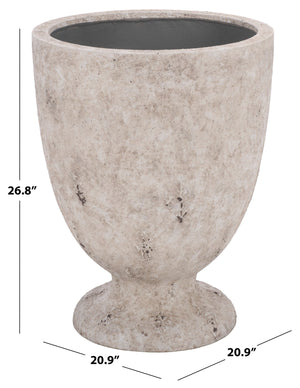 Ella Large Planter Pot Crafted From Durable Ficonstone For Statement Shrubs, Patios, Balconies, Entryways