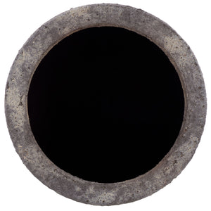 Stark Planter Pot In Ficonstone Finish — Durable Weather-Resistant Tapered Outdoor Indoor Vessel