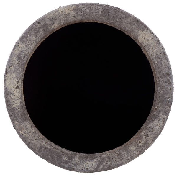 Stark Planter Pot In Ficonstone Finish — Durable Weather-Resistant Tapered Outdoor Indoor Vessel
