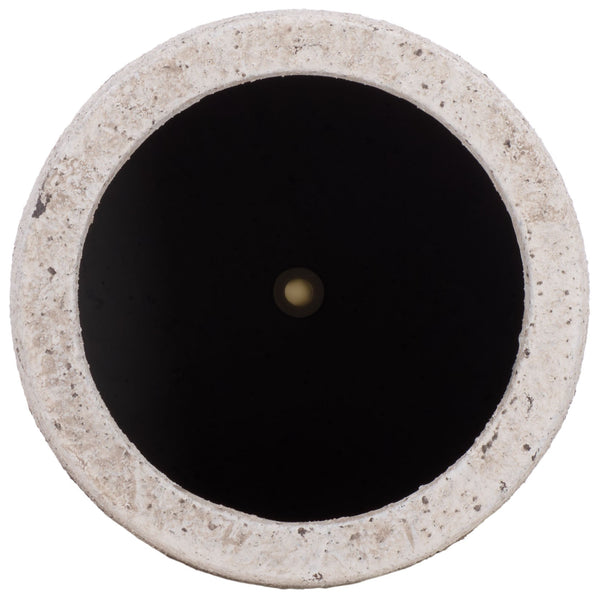Stark Planter Pot In Ficonstone Finish — Durable Weather-Resistant Tapered Outdoor Indoor Vessel