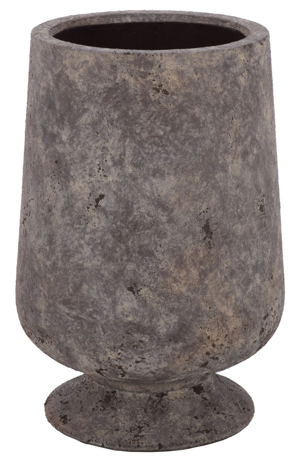 Stark Large Planter Pot In Ficonstone Finish — Durable Weather-Resistant Garden Accent For Indoors Outdoors