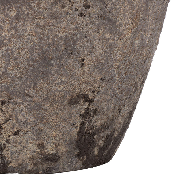 Bolton Planter Pot Durable Ficonstone Tapered Design For Patios And Entryways With Timeless Finish
