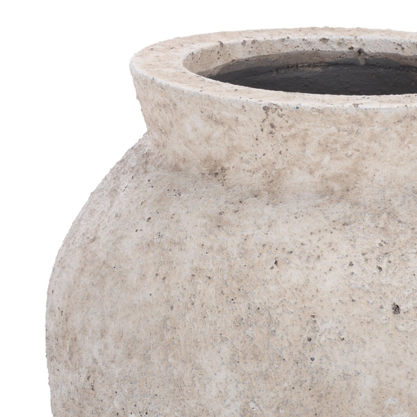 Bolton Planter Pot Durable Ficonstone Tapered Design For Patios And Entryways With Timeless Finish