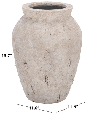 Bolton Planter Pot Durable Ficonstone Tapered Design For Patios And Entryways With Timeless Finish