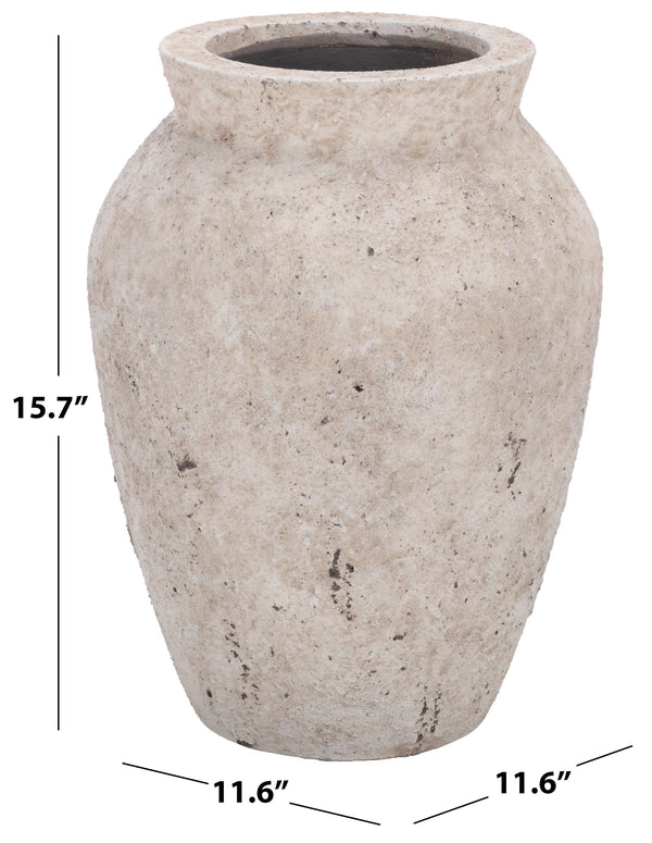Bolton Planter Pot Durable Ficonstone Tapered Design For Patios And Entryways With Timeless Finish